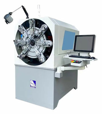 0.3-2.5mm عالية الكفاءة آلة الربيع باستخدام الحاسب الآلي متعددة الوظائف Coiler الكمبيوتر