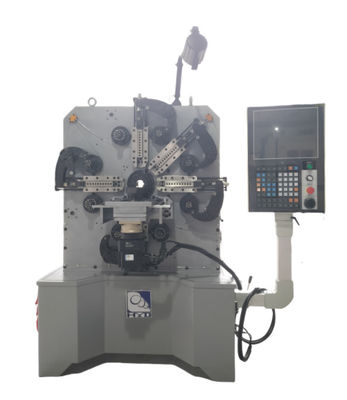 آلة تصنيع الزنبرك CNC ذات الكاميرا 1.0-4.0 مم مع محرك سيرفو سانيو