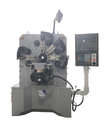 آلة صنع الربيع الكام CNC 1.0-4.0mm آلة التلف الربيع مع محرك سانيو سيرفو