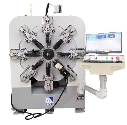 12-14 محور الآلي CNC آلة صنع الربيع 1 إلى 4mm أنظمة الملفوفة