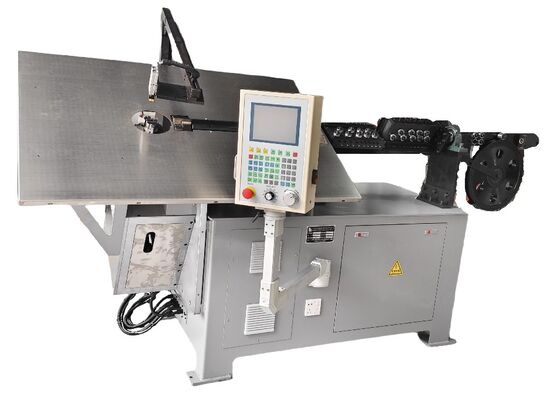 عالية الدقة 2.5-10.0MM آلة ثنائي الأبعاد التلقائية لثني الأسلاك 4-5 محور رأس دوار مع محرك لصناعة السيارات