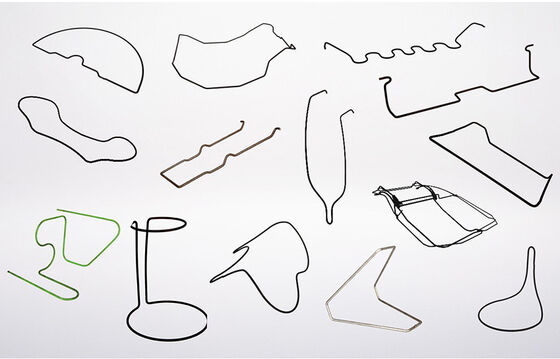 عالية الدقة 2.5-10.0MM آلة ثنائي الأبعاد التلقائية لثني الأسلاك 4-5 محور رأس دوار مع محرك لصناعة السيارات
