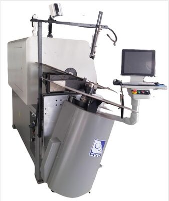 آلة ثمانية محاور دقة عالية ثلاثية الأبعاد أوتوماتيكية للثني 3.0-10.0mm سلك دواري مركب مركب محرك المعدن المعدن المعدن