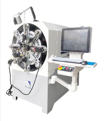 آلة زنبرك CNC هيدروليكية متعددة الوظائف 0.3-2.5 مم عالية الكفاءة بالكمبيوتر