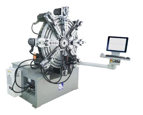 HYD الآلي CNC الملفوفة ربيع سلك صنع الجهاز 1.0-4.0mm محرك بدون عجلة للصلب والمعادن والآلات المعادن