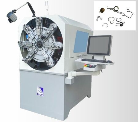 آلة زنبرك CNC هيدروليكية متعددة الوظائف 0.3-2.5 مم عالية الكفاءة بالكمبيوتر