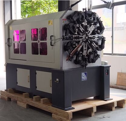 كام 4.0 مم CNC معدات صنع الزنبرك Sanyo Motor CE ISO9001 الأنظمة الزرقاء