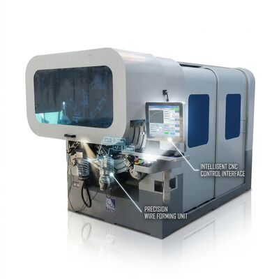 العديد من المحاور آلة تشكيل الربيع الكمبيوتر عالية الناتج خط آلة الربيع CNC