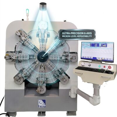 آلة تصنيع الزنبرك CNC ذات الدقة العالية، أنظمة محرك سيرفو أحادية المحور