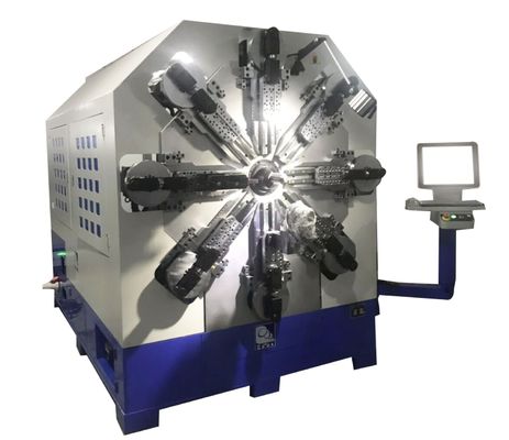 آلة تصنيع الزنبرك CNC ذات الدقة العالية، أنظمة محرك سيرفو أحادية المحور