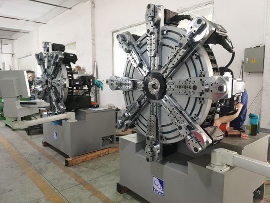 أنظمة تشكيل اللف لآلة تصنيع الزنبرك ذات التحكم CNC مقاس 4.0 مم