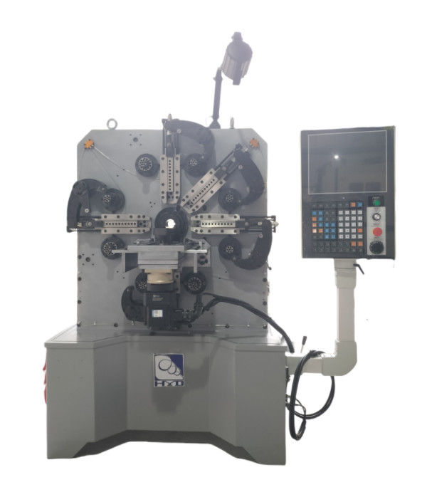 آلة تصنيع الزنبرك CNC ذات الكاميرا 1.0-4.0 مم مع محرك سيرفو سانيو