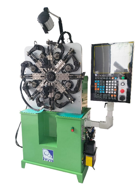 آلة زنبرك CNC عالية الدقة 0.2-2.3 مم HYD-20T-4A بخمسة محاور مع دوران سلكي