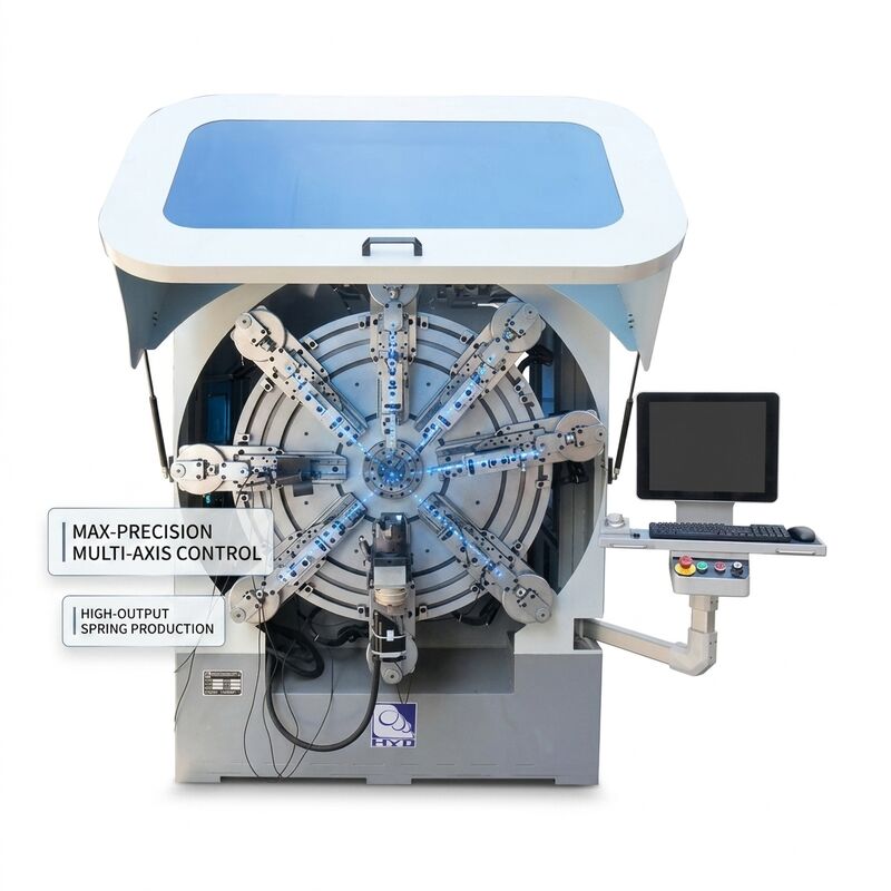 العديد من المحاور آلة تشكيل الربيع الكمبيوتر عالية الناتج خط آلة الربيع CNC