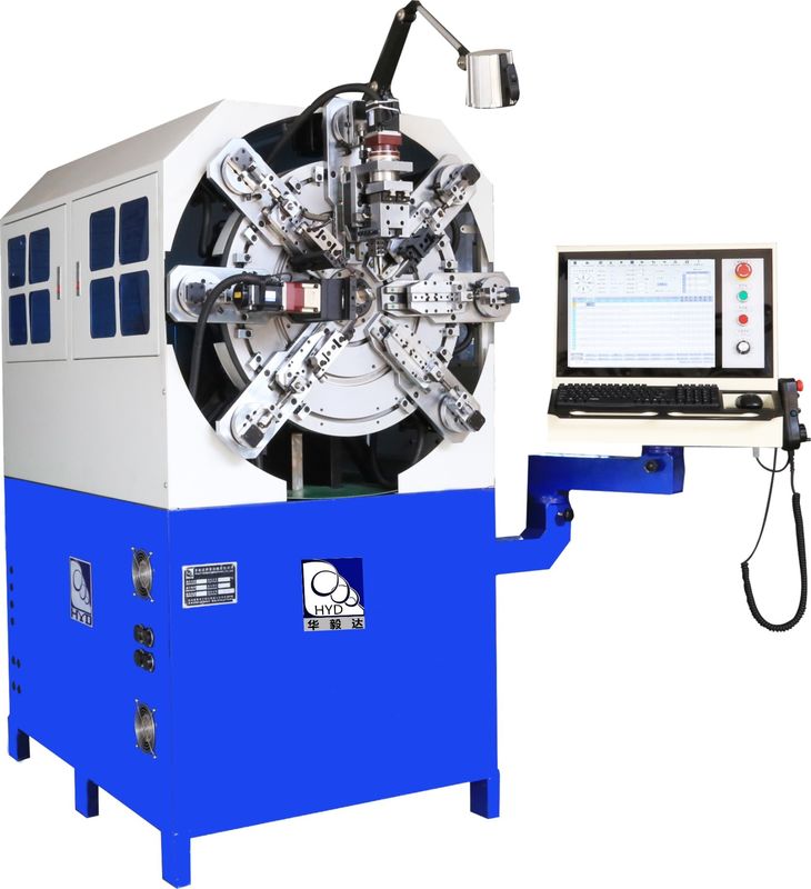 آلة ثني الربيع بتحكم CNC تدوير 0.3 - 2.5 ملم سلكية آلة ربيع CNC