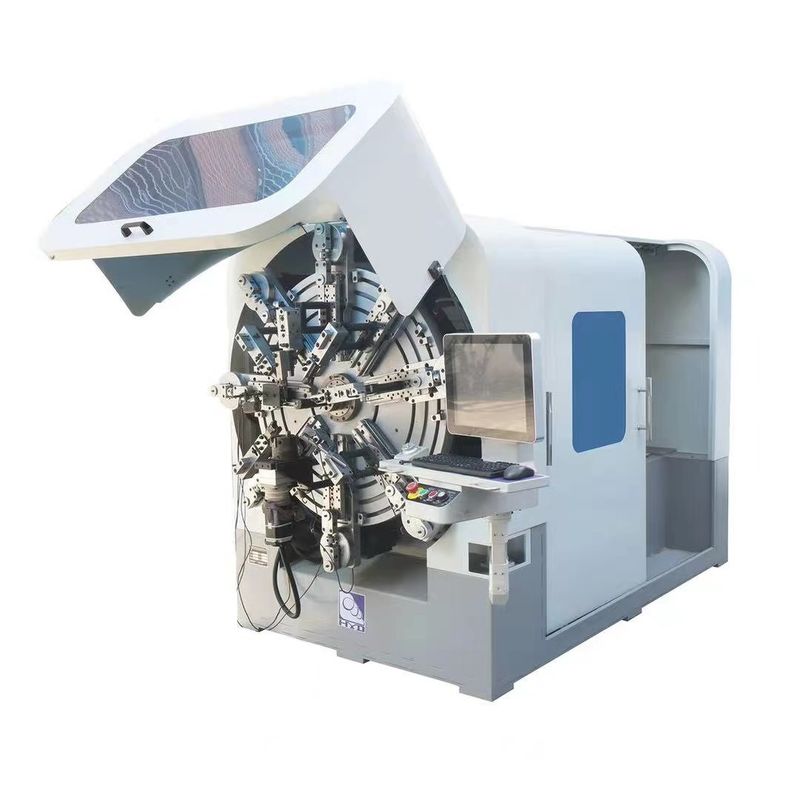 360 درجة بدون عجلة الدورانية 4mm سلك CNC آلة الربيع تشكيل لفائف سريعة