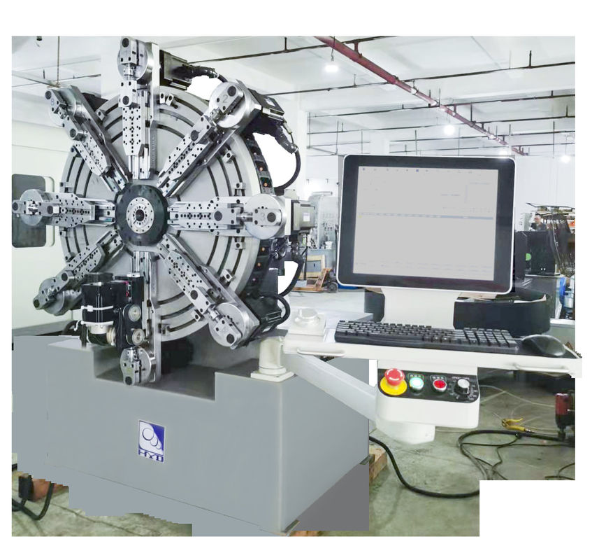أنظمة تشكيل اللف لآلة تصنيع الزنبرك ذات التحكم CNC مقاس 4.0 مم